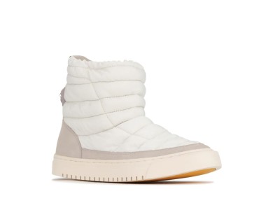 Los Cabos Cedar Pull on Puffer Bootie White 